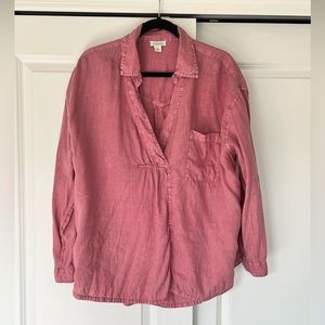 Sundance Catalog, Suncatcher Top, Size Large, Dusty Pink Color, 89236.